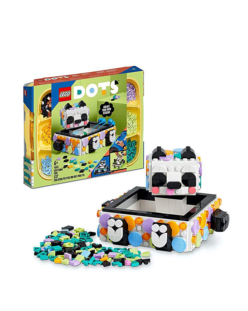 LEGO DOTS Cute Panda Tray DIY Room Decor