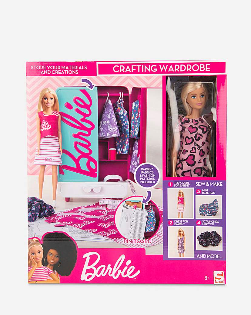 Barbie Crafting Wardrobe with Doll