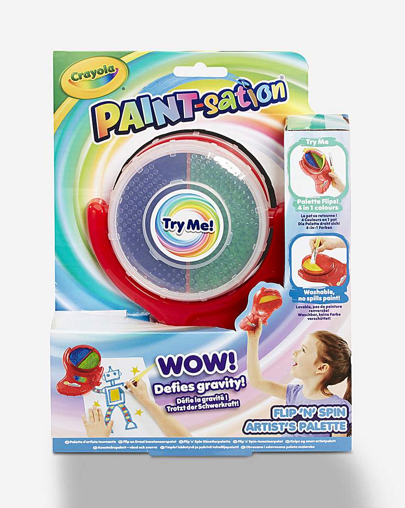 Crayola Paint-station Flipn Spin Palette