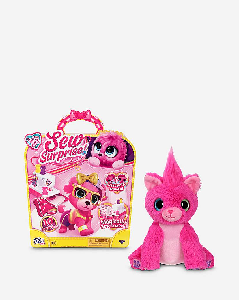 Scruff-A-Luvs Sew Surprise Plush Pink