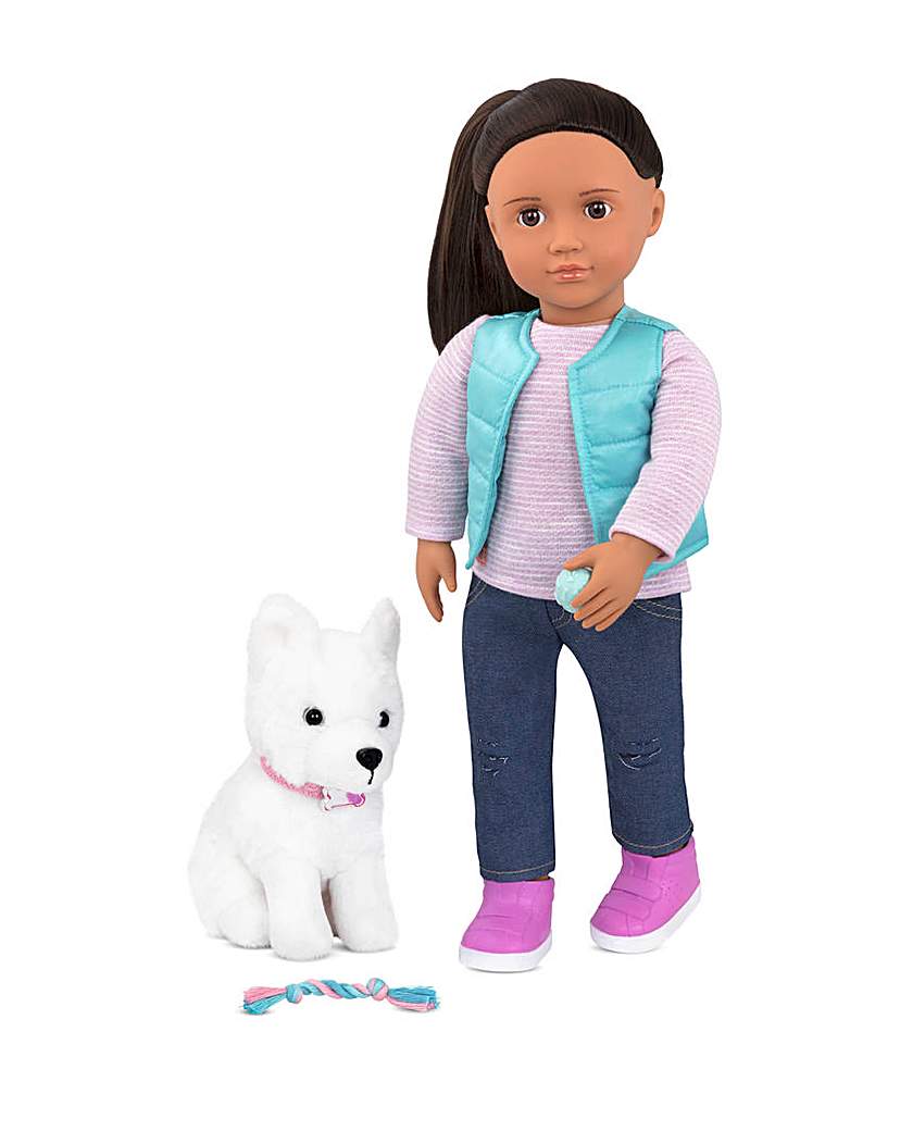 Our Generation Doll Cassie with Puppy