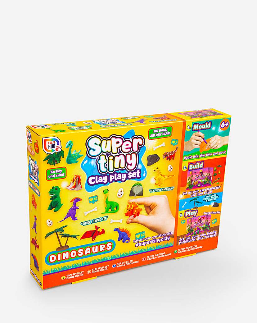 Super Tiny Clay Play Set Dinosaur