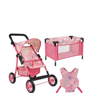Cosatto Little Woo Dolls Pram Travel Set