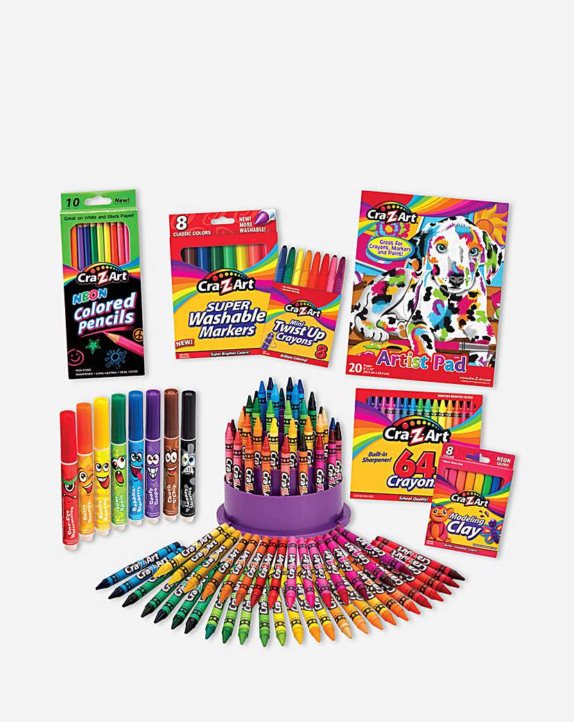 Cra-z-Art 128 Piece Ultimate Art Tub